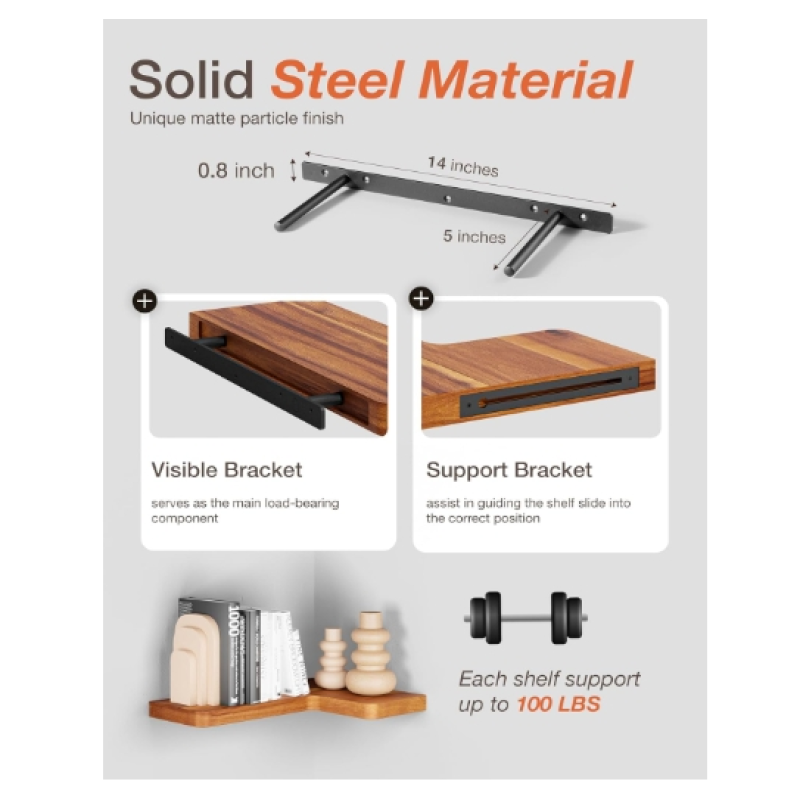 Hanging Shelves Factory - 2 Tier Wooden Tree Design