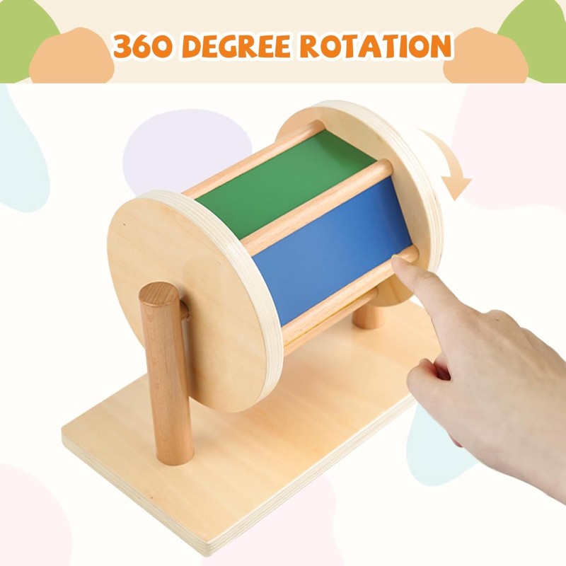 Montessori Drum Manufacturer - Full Size Spinning Toy