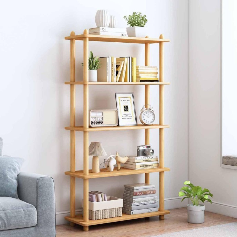 Bookcase Manufacturer - 5 Tier Modern Open Bookshelf