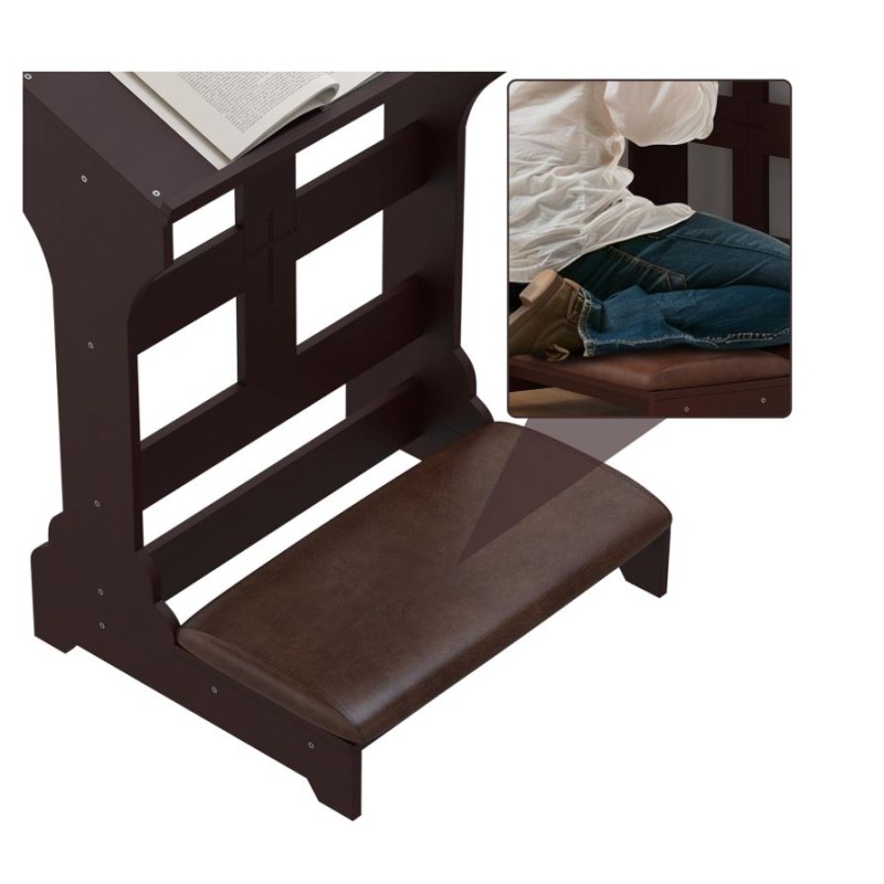 Prayer Bench Manufacturer - Wooden Kneeler with Cushion