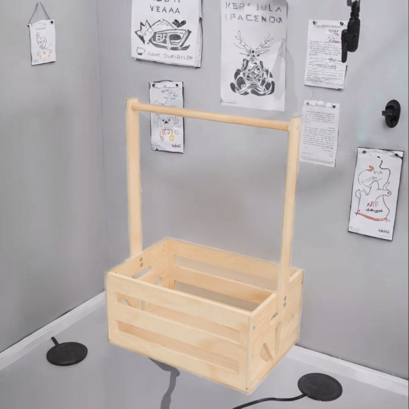 Baby Shower Crate Supplier - Wooden Storage Hamper Basket