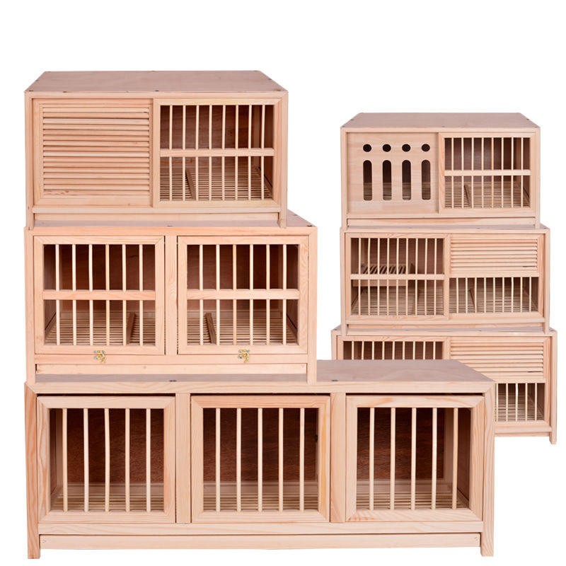 Pigeon Cage Factory - Polished Eco Friendly Solid Wood