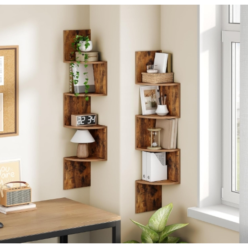 Wall Shelves Factory - Acacia Wood Space Saving