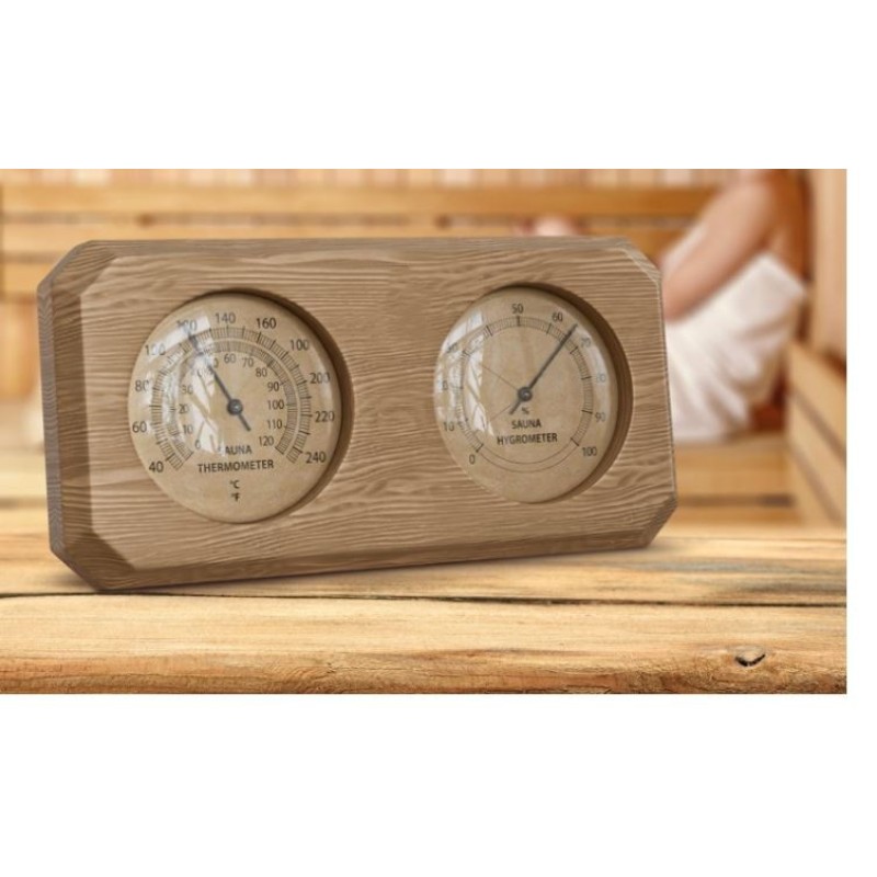 Sauna Thermometer Factory - 2 in 1 Fahrenheit Celsius Hygrometer