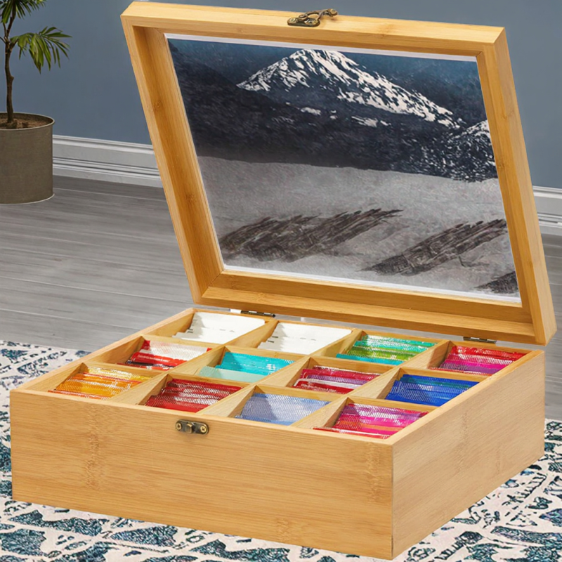 Bread Box Manufacturer - Vintage Bamboo Rectangular Bin