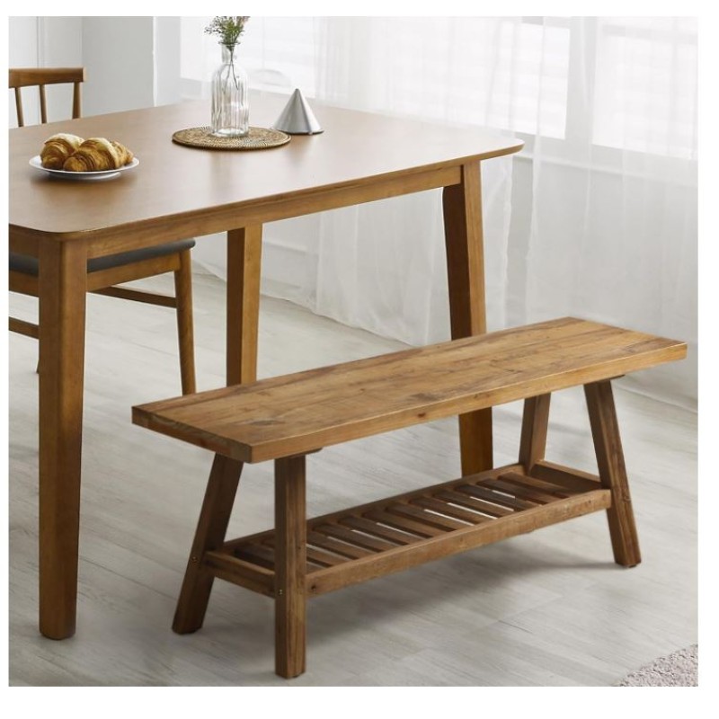 Storage Bench Manufacturer - 43.3inch Farmhouse Entryway