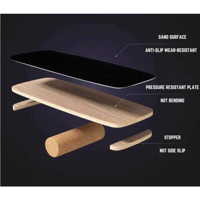 Surf Balance Board Factory - Wooden Wobble Board Trainer
