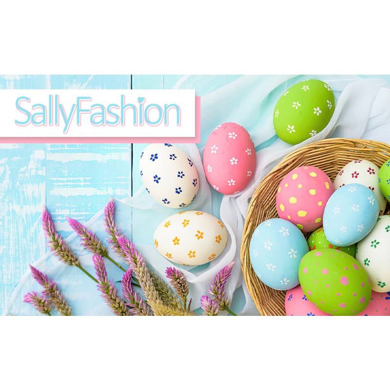 Wooden Eggs Factory - 9 PCS White Easter Craft