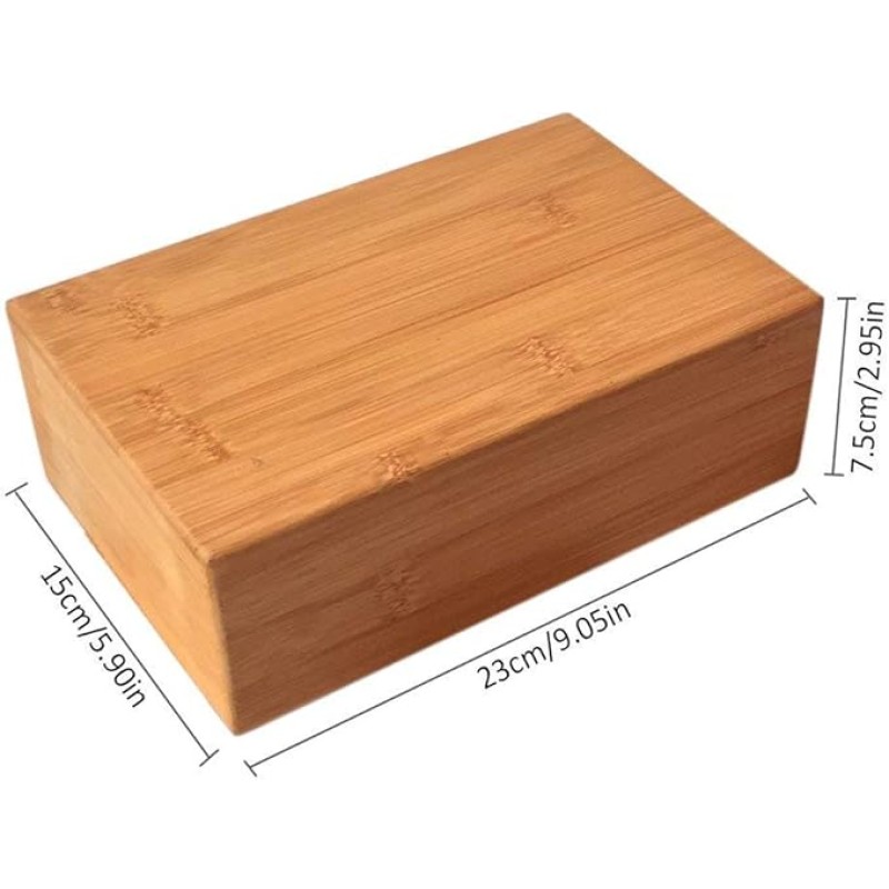 Yoga Block Factory - Set of 2 Bamboo Support Brick