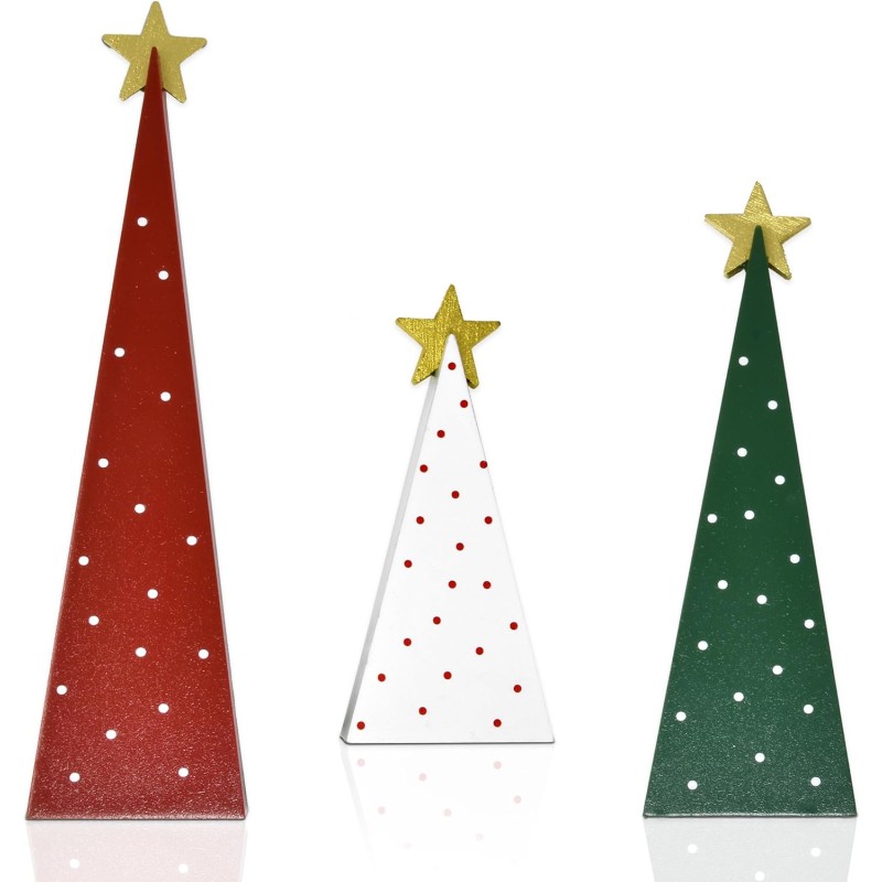Christmas Tree Set Supplier - 3pc Wooden Layered Tray