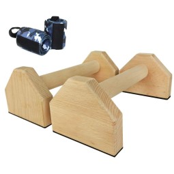 Parallettes Bars Factory - Wood Stand Push Up Bar