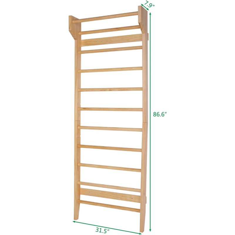 Gymnastics Bar Manufacturer - Wood Stall Bar Wall Mounted