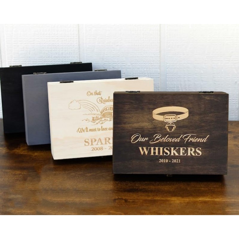 Memory Box Supplier - Wooden Keepsake Engraved Lid