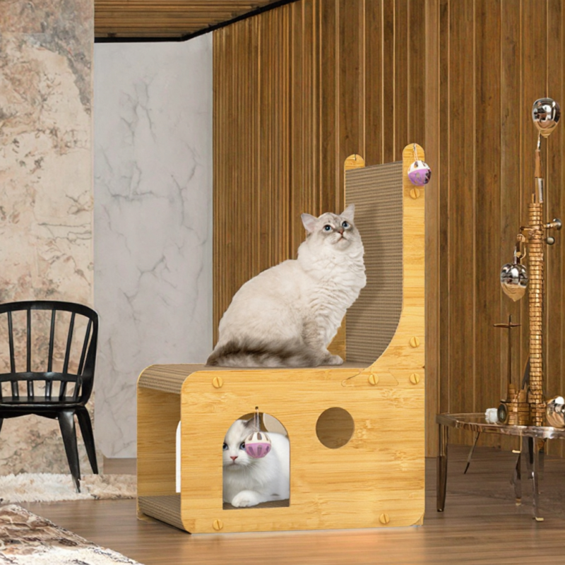 Cat Scratcher Board Supplier - Corrugated Paper with Catnip