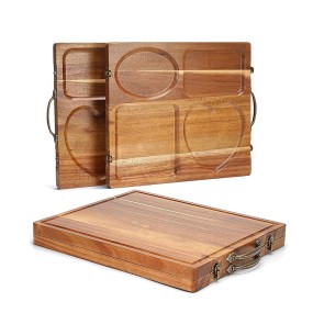 Cutting Board Factory - Retro Metal Handle Double Sided Set