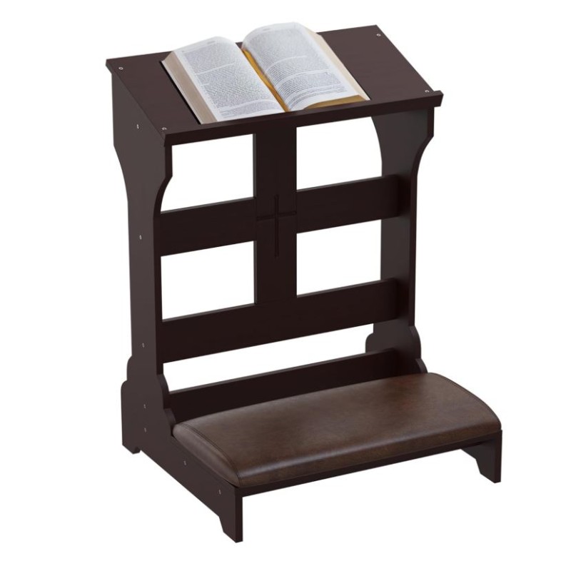 Prayer Bench Manufacturer - Wooden Kneeler with Cushion