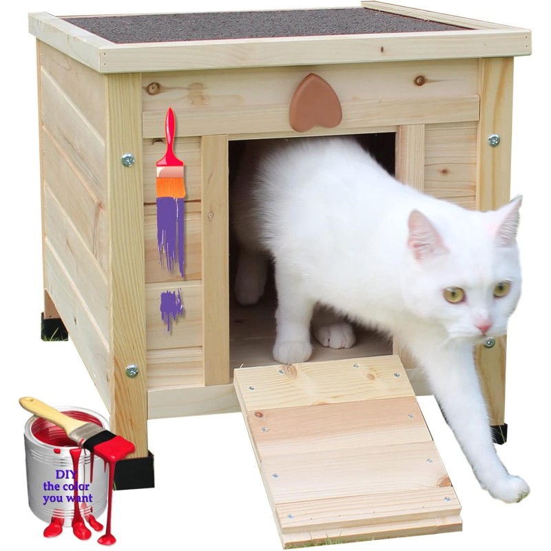 Outdoor Cat House Supplier - Weatherproof Rabbit Hutch