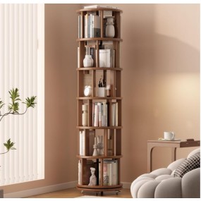 Rotating Bookshelf Supplier - 6 Tier Round 360 Spinning