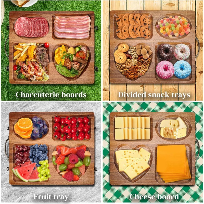 Cutting Board Factory - Retro Metal Handle Double Sided Set