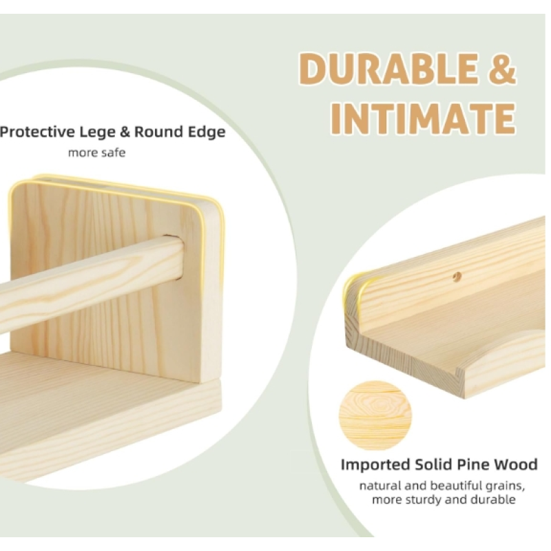 Floating Shelves Manufacturer - Set of 4 Wall Mounted