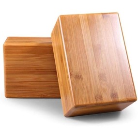 Yoga Block Factory - Set of 2 Bamboo Support Brick