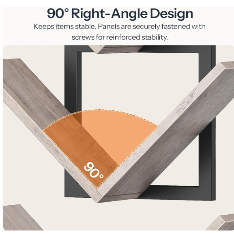 Corner Shelves Manufacturer - Set of 2 4 Tier Bookshelves