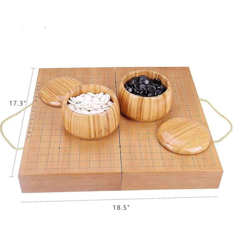 Go Game Set Factory - 19x19 Wooden Foldable Board