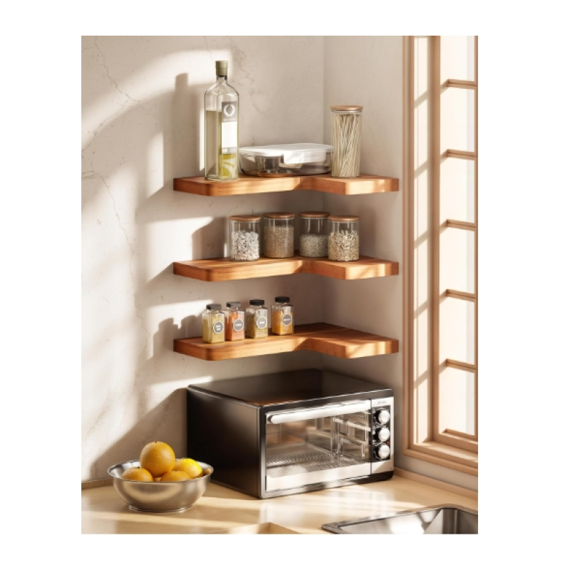 Hanging Shelves Factory - 2 Tier Wooden Tree Design