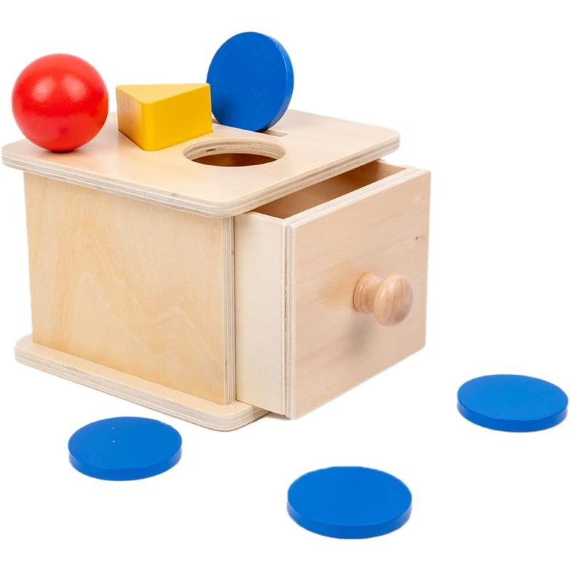 Montessori Box Manufacturer - Object Permanence Coin Box