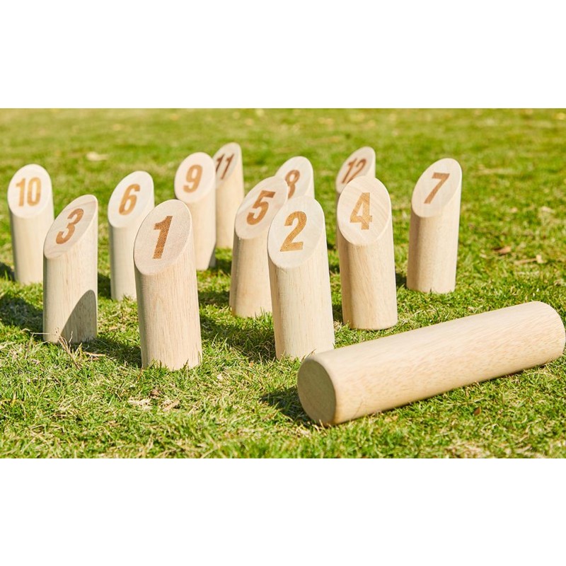 Throwing Game Set Supplier - Wooden Numbered Block Toss