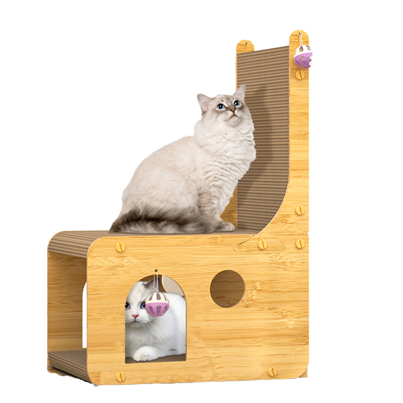 Cat Scratcher Board Supplier - Corrugated Paper with Catnip