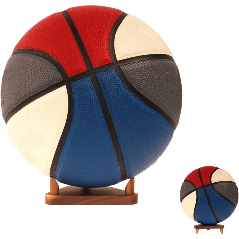 Ball Display Stand Supplier - 4 Pack Wooden Sports Memorabilia