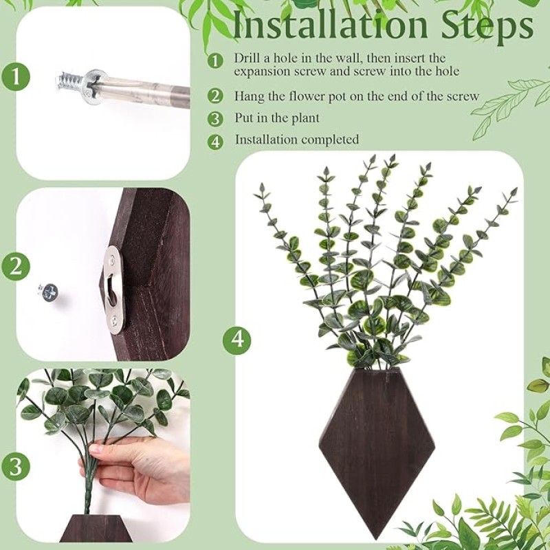 Wall Pots Supplier - Green Plant Racks Farmhouse Decor