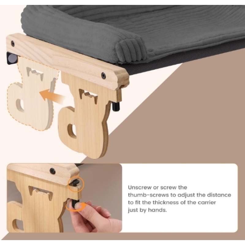 Window Perch Manufacturer - 2 in 1 Cat Hammock with Cushion