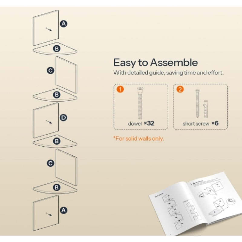 Wall Shelves Supplier - 2 Tier Wooden Tree Bookshelf