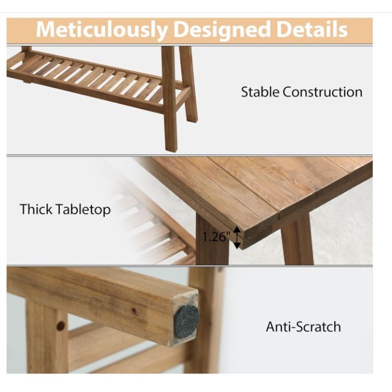 Storage Bench Manufacturer - 43.3inch Farmhouse Entryway