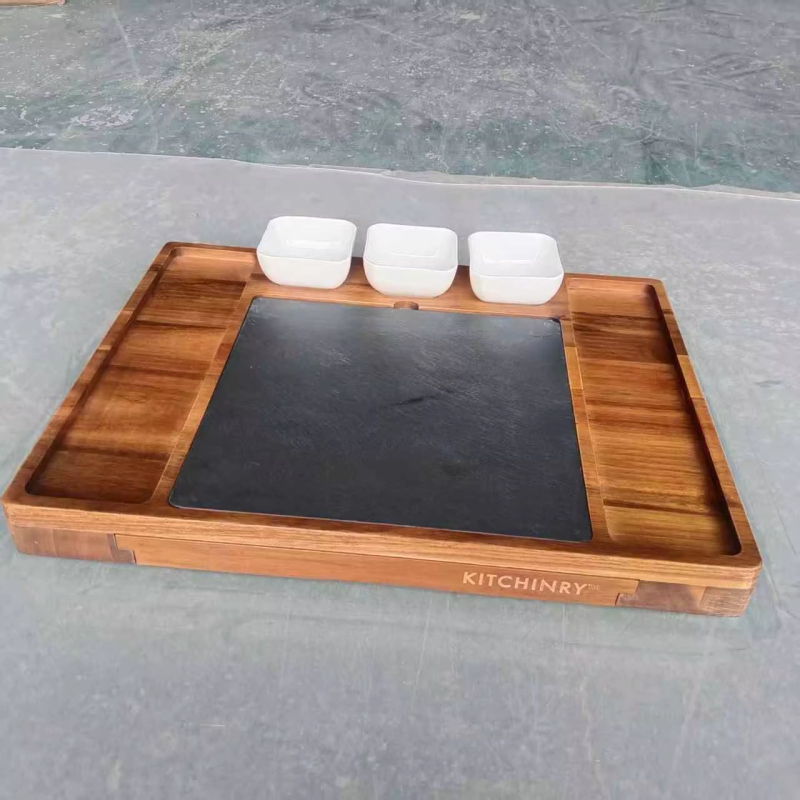 Charcuterie Board Supplier - Large Acacia Wood Cheese Knife Set