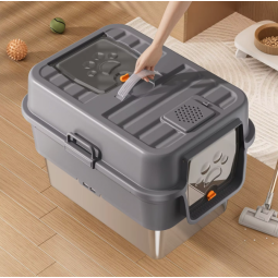 Portable Litter Box Supplier - 20L Large Top PP Plastic Smart