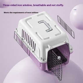 Pet Transport Box Supplier - PP Plastic Sunroof Backpack Boardable