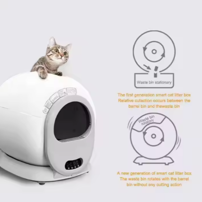Intelligent Cat Toilet Manufacturer - APP Controls 65L Large Space