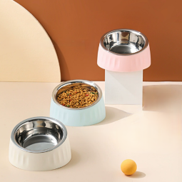 Pet Meal Bowl Supplier - Food Grade Stainless Steel Anti Overflow