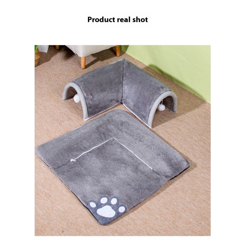 Pet Tunnel Bed Factory - Eco-Friendly Arctic Velvet U Shaped