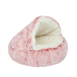 Pet Cave Supplier - Luxury Customizable Fluffy Semi Wrapped