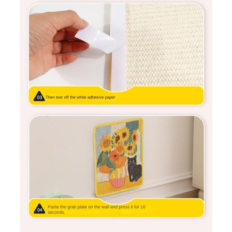 Cat Climbing Frame Factory - Starry Night Oil Painting Sisal