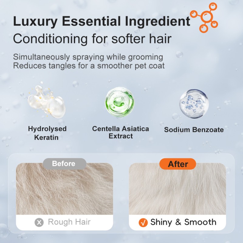 Pet Hair Removal Brush Factory - Folding Rotatable Steam Spray