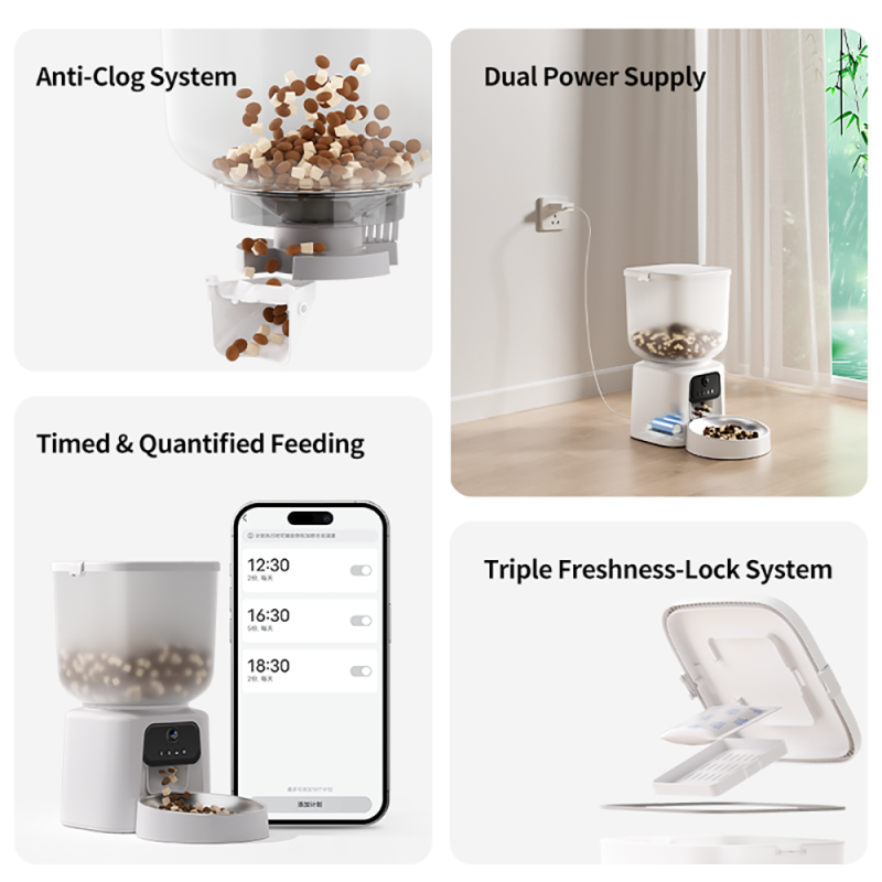 Automatic Pet Feeder Manufacturer - Remote Control Camera Food Dispenser