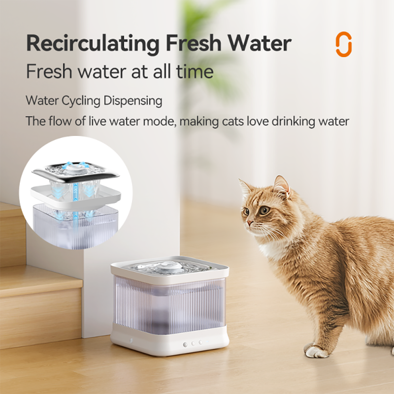 Smart Water Dispenser Supplier - USB Charge Wireless Sensing Fountain
