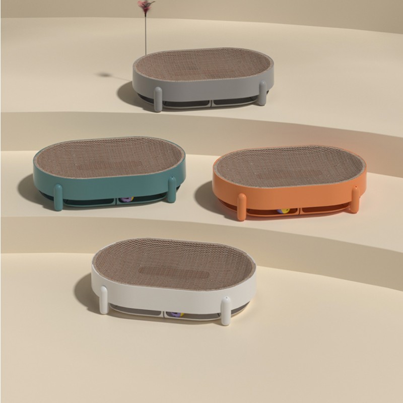 Cat Scratcher Factory - Multi-function Cardboard Oval Durable