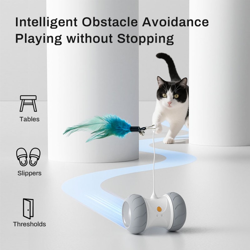 Automatic Cat Toy Manufacturer - Smart Feather Interactive Self Playing