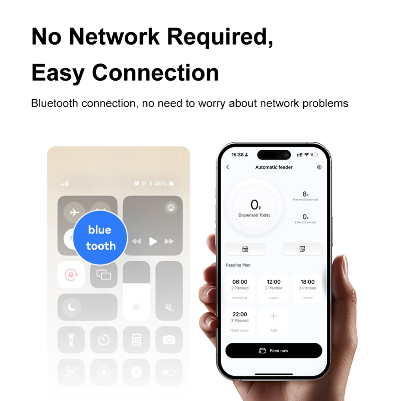 Smart Pet Feeder Manufacturer - 4L Auto No Networking Required